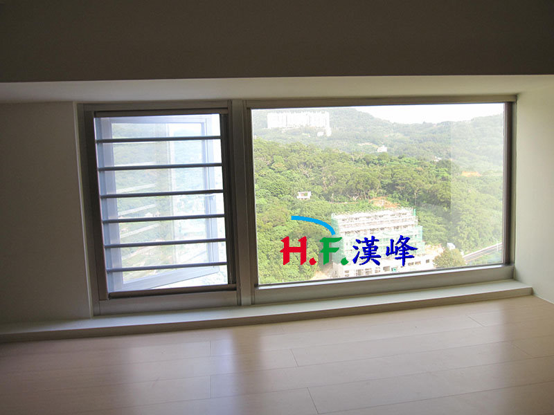 推射窗防墜紗窗施工後 推射窗防墜紗窗施工後